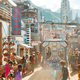 Some Wakandan light rail, running through Steptown, which seems to be where Wakandan hipsters live